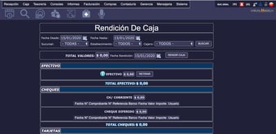 VisualMedica RIS - Dashboard de caja