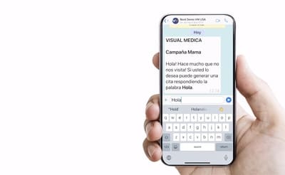 VisualMedica RIS - Campañas por Whatsapp